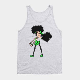 Izzy Green Tank Top